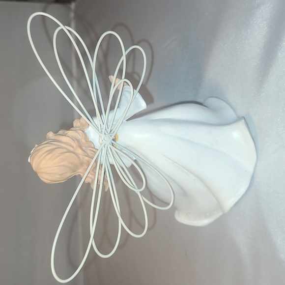 Vintage Popular Creations Angel Figurines Wire Wings Lot of 5 Collectibles 6" - Picture 11 of 11